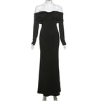Women's Backless Halter Bandage Evening Dress