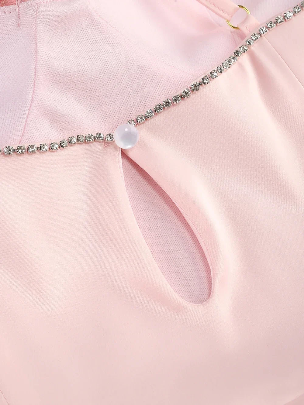 3D Flower Spaghetti Strap Party Mini Dress