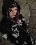 Retro Pattern Street Hoodie