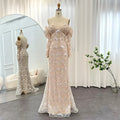 Mermaid Off - Shoulder Nude Evening Dresses for Women