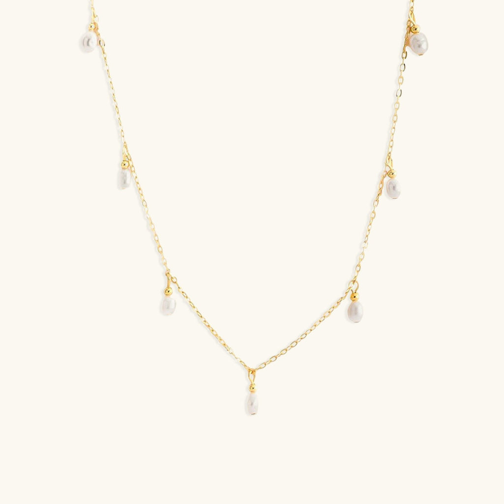 Serena Pearl Drop Necklace