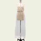 DressBetty - Sexy Mesh Illusion Print Long Dress