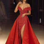 Elegant Off Shoulder Wedding Party Dress