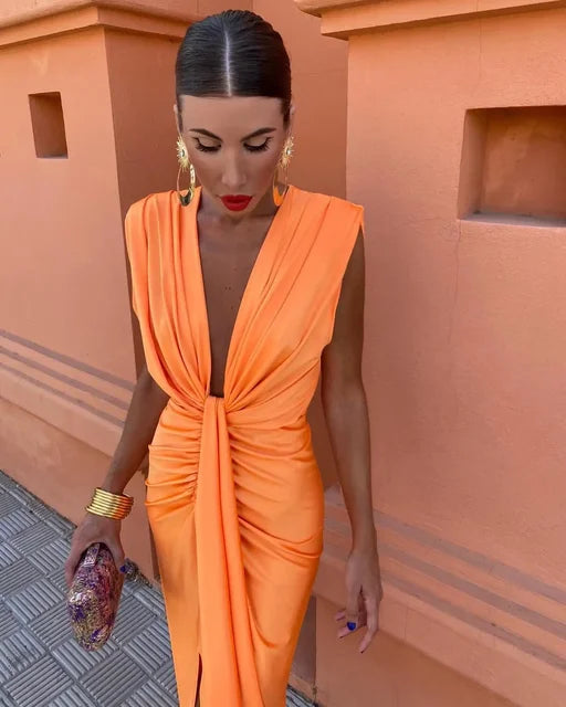 Liliana Boutique Silk Party Dress Designer Edit
