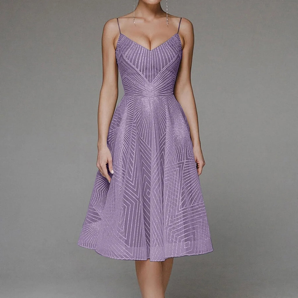 DressBetty - 2024 Luxurious Long Formal Party Elegant Evening Midi Dress