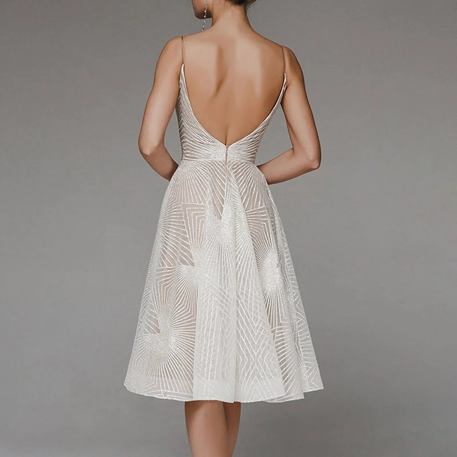 DressBetty - 2024 Luxurious Long Formal Party Elegant Evening Midi Dress