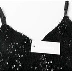 DressBetty - Sexy V-neck Sequined Long Dress