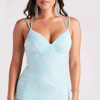 V Neck Sequ Floor - Length Evening Dress Elegant Cocktail Party Party Dress