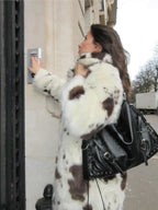 FLAFI LEOPARD FUR COAT