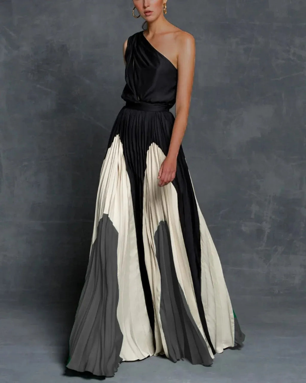 Zenaida Elevated One Shoulder Maxi Dress Boutique Collection
