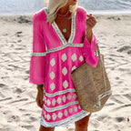 Paloma Minimalist Summer Dress with Batwing Sleeves Boutique Collection