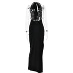 Halter Neck Maxi Dress