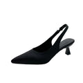 Hot Sale Slipon Fashion Office Career Sexy Pointed Toe Cap Sandals Low Heel Pumps
