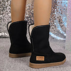 Cozy Comfortable Warm Casual Simple Versatile MidCalf Snow Boot