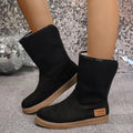 Cozy Comfortable Warm Casual Simple Versatile MidCalf Snow Boot