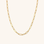 Siena Paperclip Gold Necklace