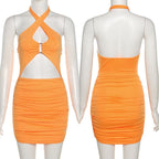 DressBetty - Single front dress with noise cut sexy summer dress