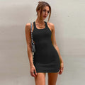DressBetty - Sexy Mini Dress Summer Plain White Black T Shirt Dresses For Women