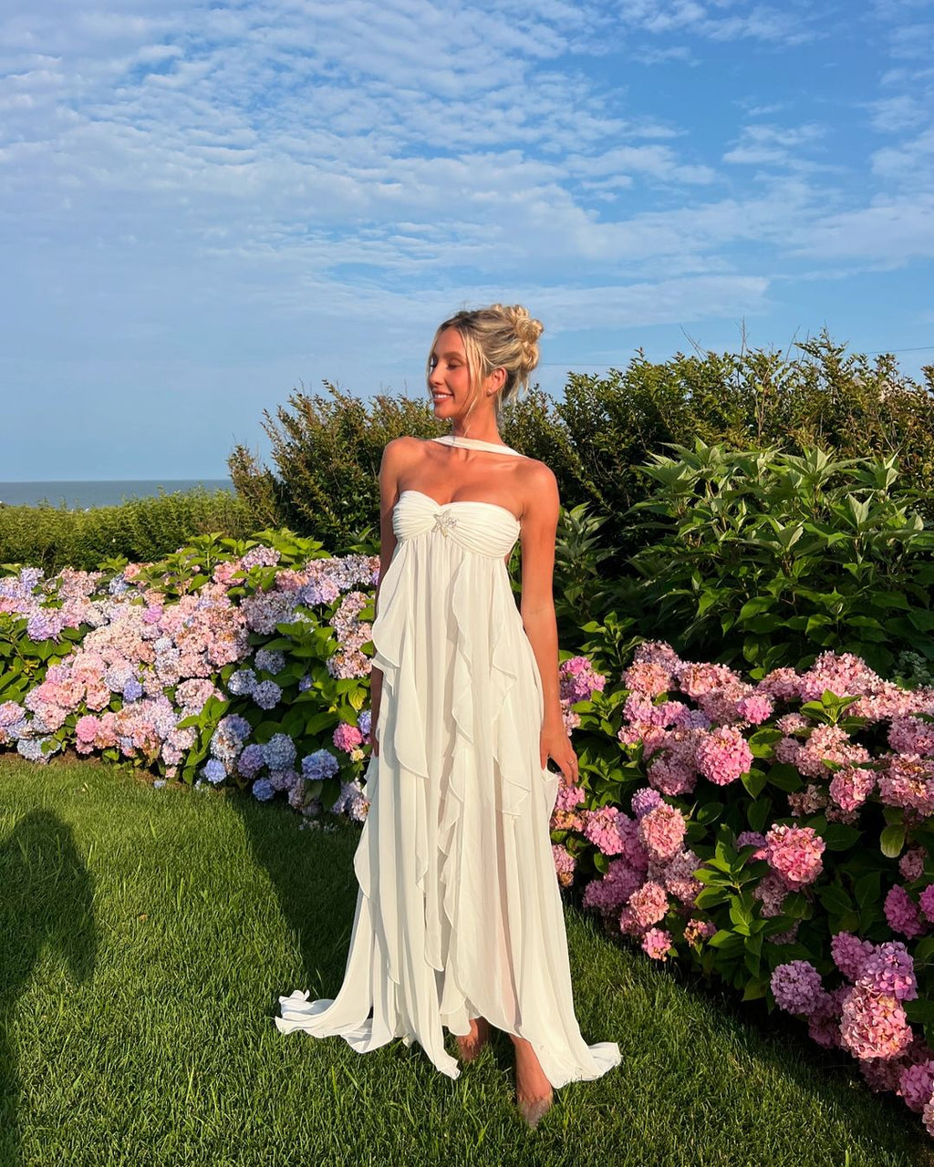 Dorine Ruffle Maxi Dress