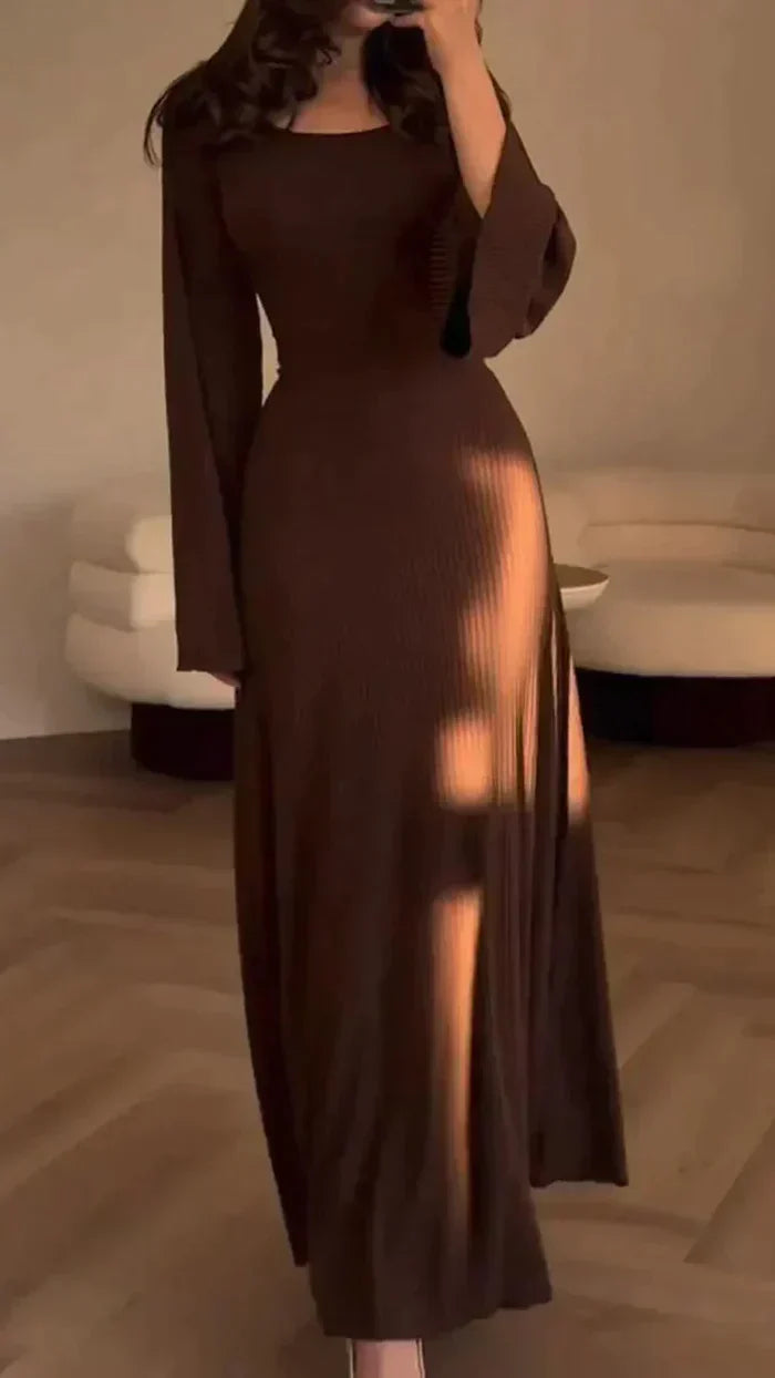 Elvira Elegant Bodycon Maxi Dress for Women Comfortable Daily Wear