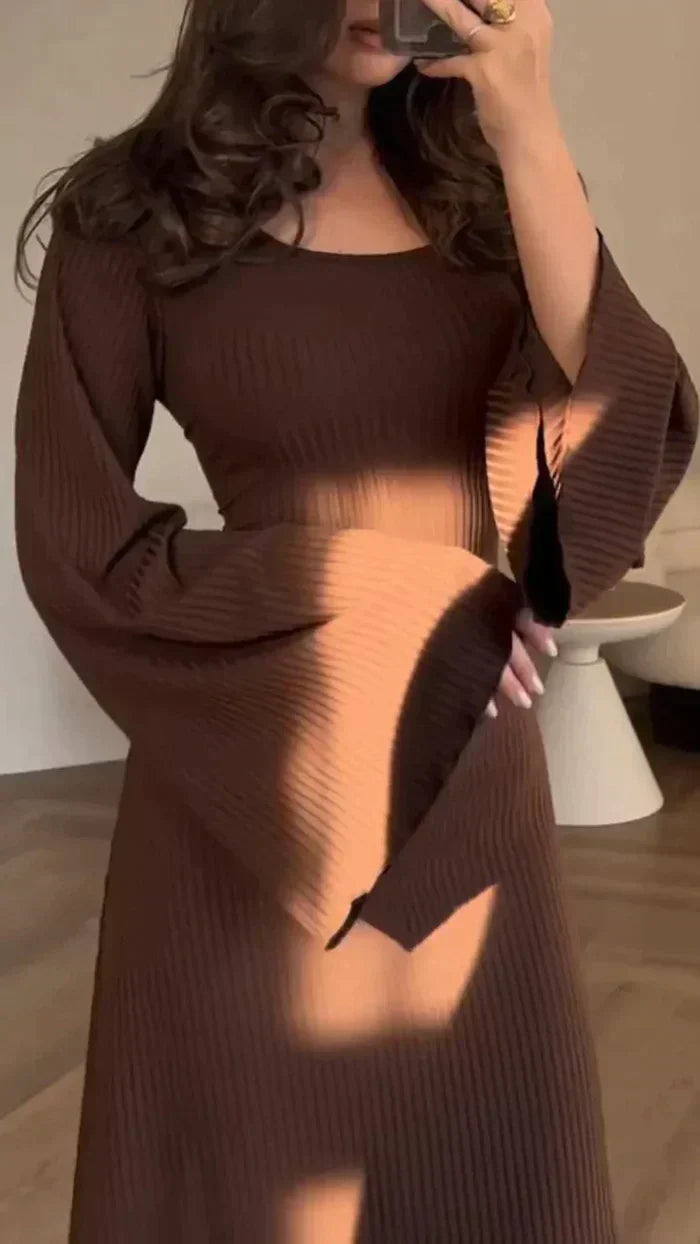 Elvira Elegant Bodycon Maxi Dress for Women Comfortable Daily Wear