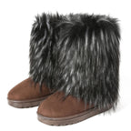 Fluffy Round Toe Thick Bottom Warm Outdoor Nonslip Snow Boot