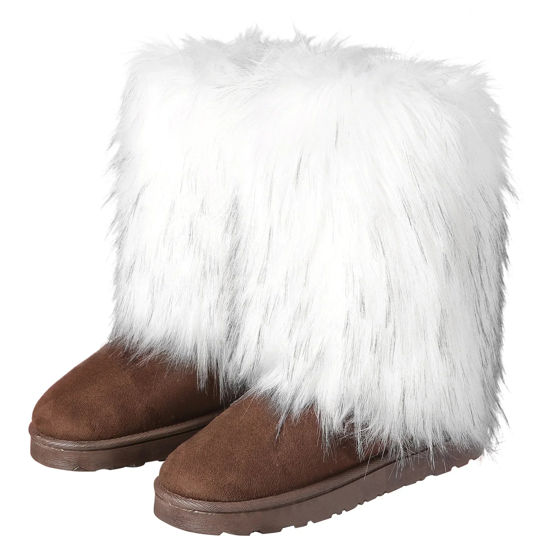 Fluffy Round Toe Thick Bottom Warm Outdoor Nonslip Snow Boot