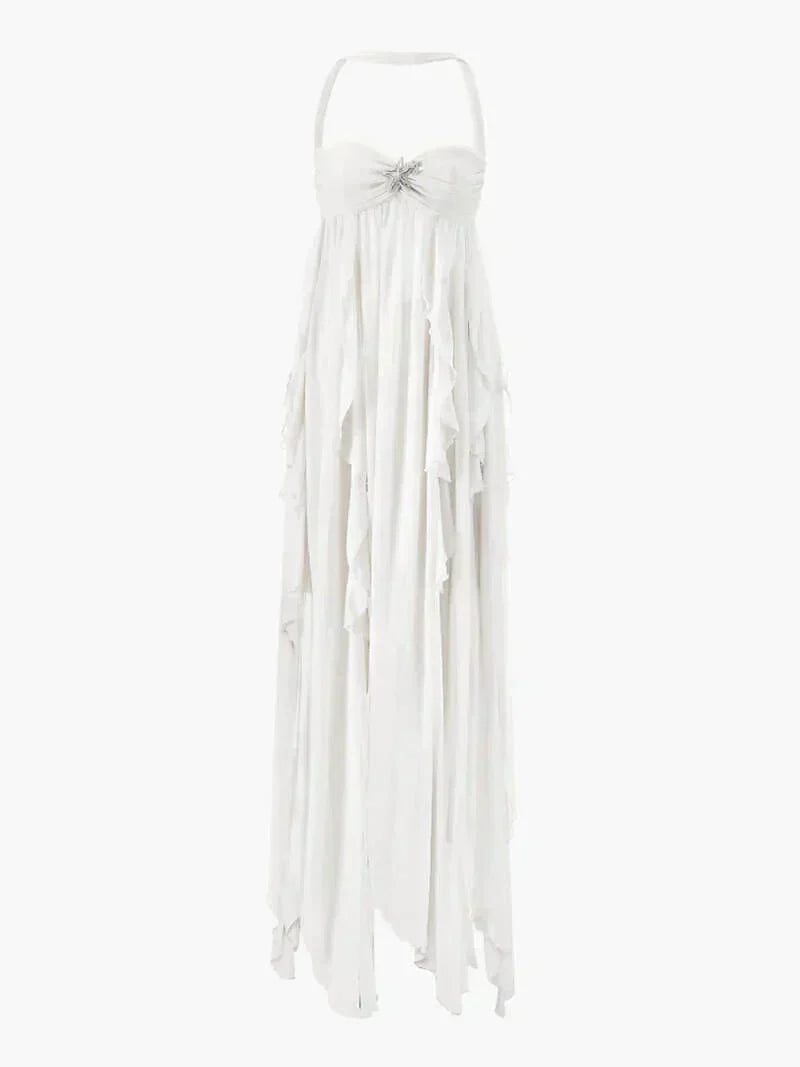 Dorine Ruffle Maxi Dress