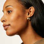 Solara Glow Huggie Earrings