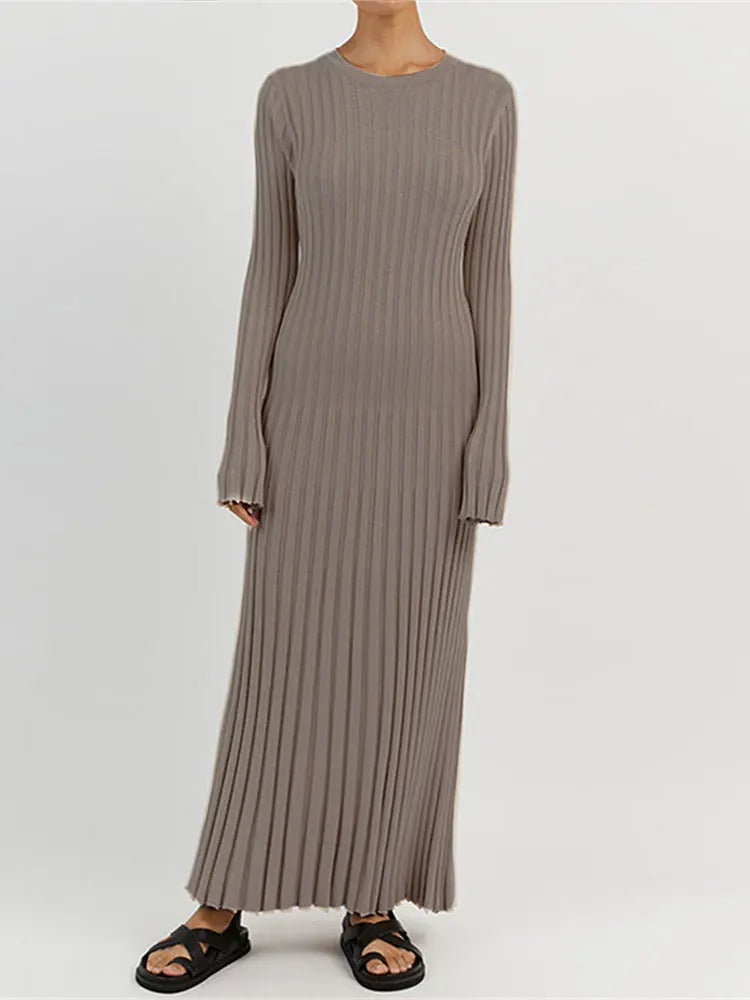 DressBetty - 2024 White Pleated Long Robes Summer Lady Office Maxi Dress