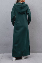 Xara Elevated Hoodie Dress with a Slit Hem Boutique Collection