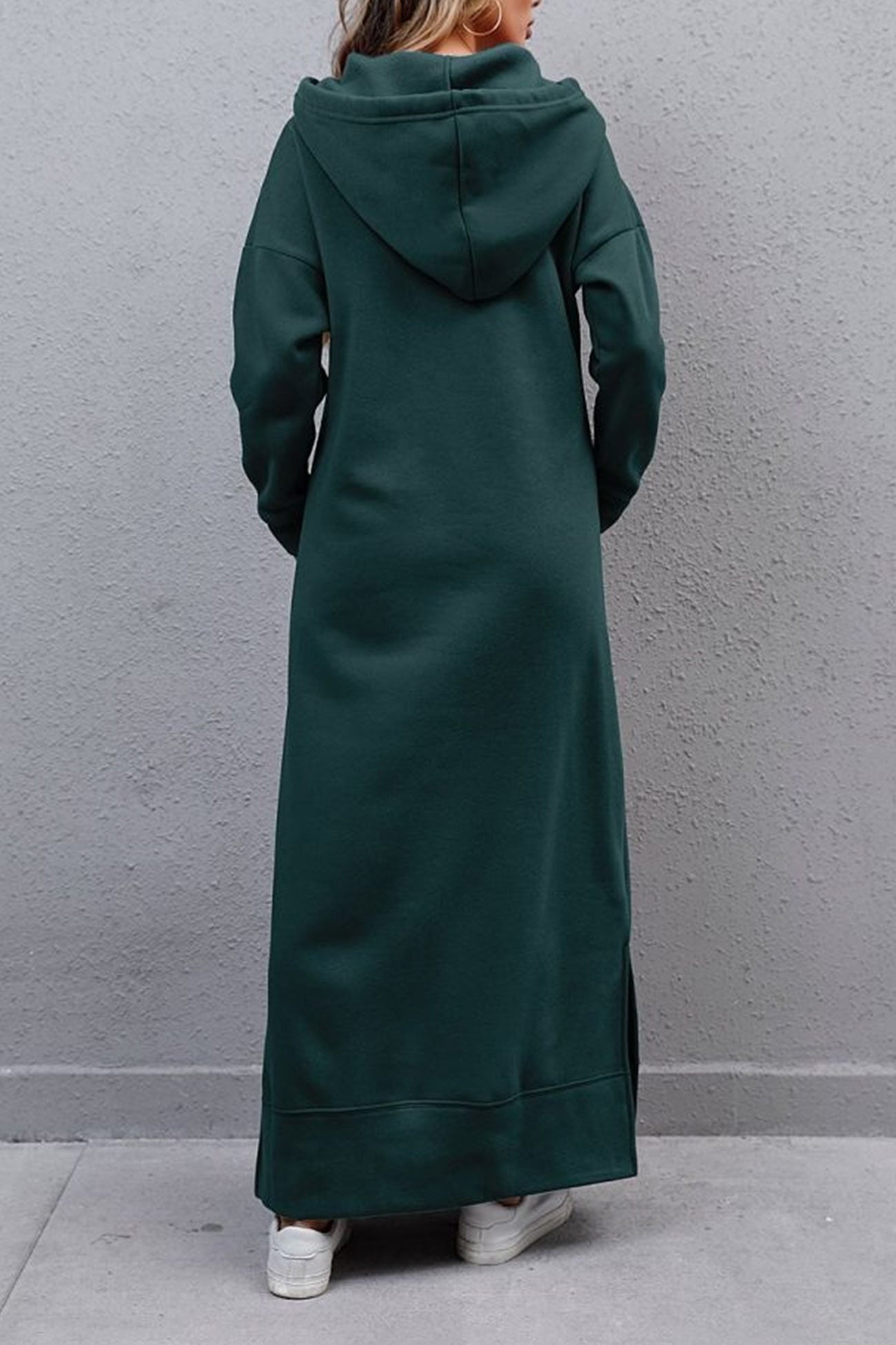 Xara Elevated Hoodie Dress with a Slit Hem Boutique Collection