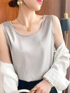 HighEnd Silk Suspender Vest for Women