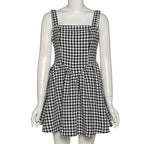 DressBetty - Spaghetti Straps A-line Bird Lattice Sexy Dress