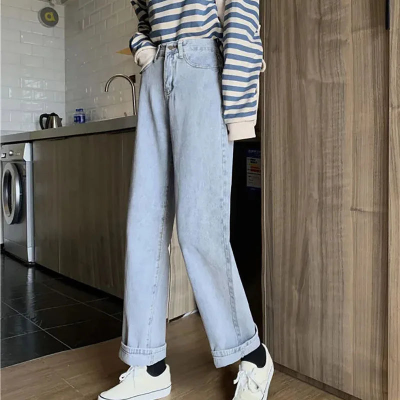 Classic Women Pants with AllMatch Button Pocket Design