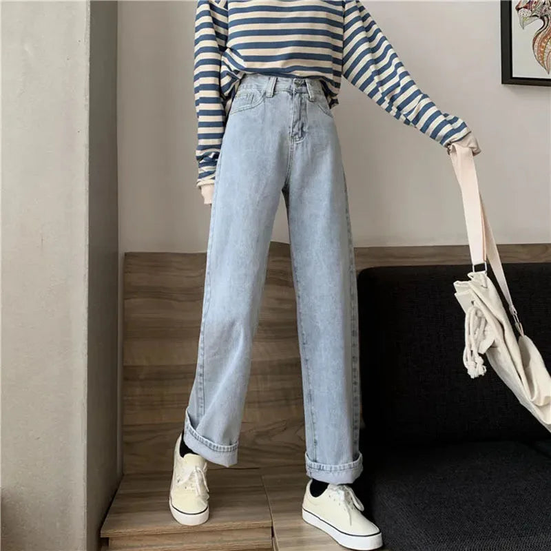 Classic Women Pants with AllMatch Button Pocket Design