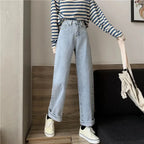 Classic Women Pants with AllMatch Button Pocket Design