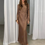 DressBetty - 2024 Sexy Spring O-neck Party Maxi Flare Femme Bodycon Dress
