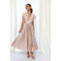 Pleated Dress Casual Loose Zip Sleeveless Dress