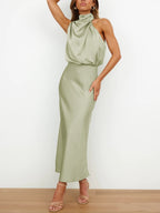 DressBetty - Sleeveless Off Shoulder Bodycon Elegant Maxi Dresses Wedding