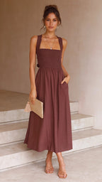 Laila Statement Mid Length Dress Boutique Collection