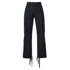 DressBetty - 2024 Y2K High Waist Wide Leg Streetwear Cargo Jeans