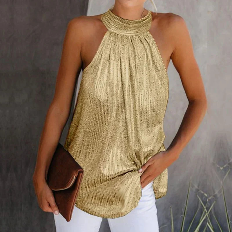 Casual Fashion Trend Sleeveless Top for Women