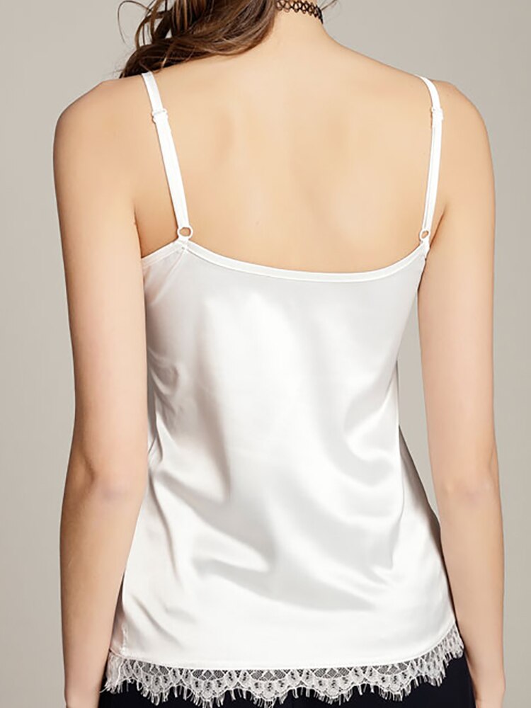 DressBetty - Silk Lace Basic Tank Top