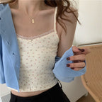 DressBetty - Sweet Bow Lace Off Shoulder Basic Knitted Top