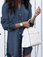 Nuria Timeless Denim Dress Chic Silhouette Collection