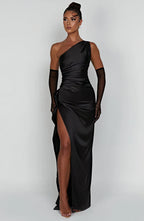 Annora Elevated Cocktail Dress One Shoulder Premium Wardrobe Essential