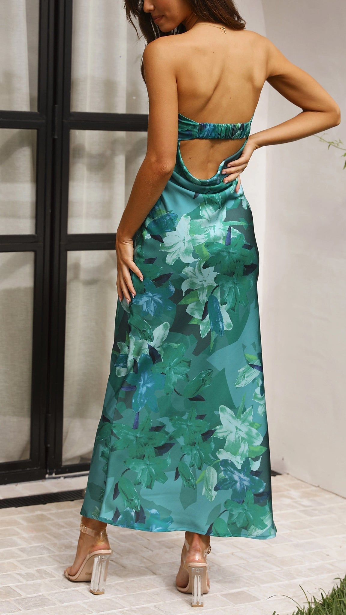 Bellamy Sleeveless Floral Maxi Dress