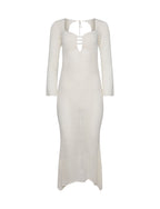 MACAULEY DRESS - WHITE : CREAM