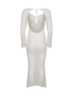 MACAULEY DRESS - WHITE : CREAM